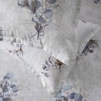 Sensory Bloom Everbloom 100% Cotton Blue Bed Sheet with Pillow Case