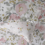 Sensory Bloom Florencia 100% Cotton Yellow Bed Sheet with Pillow Case