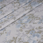 Sensory Bloom Flowerland 100% Cotton Blue Bed Sheet with Pillow Case