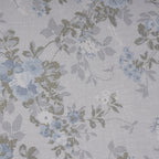 Sensory Bloom Flowerland 100% Cotton Blue Bed Sheet with Pillow Case