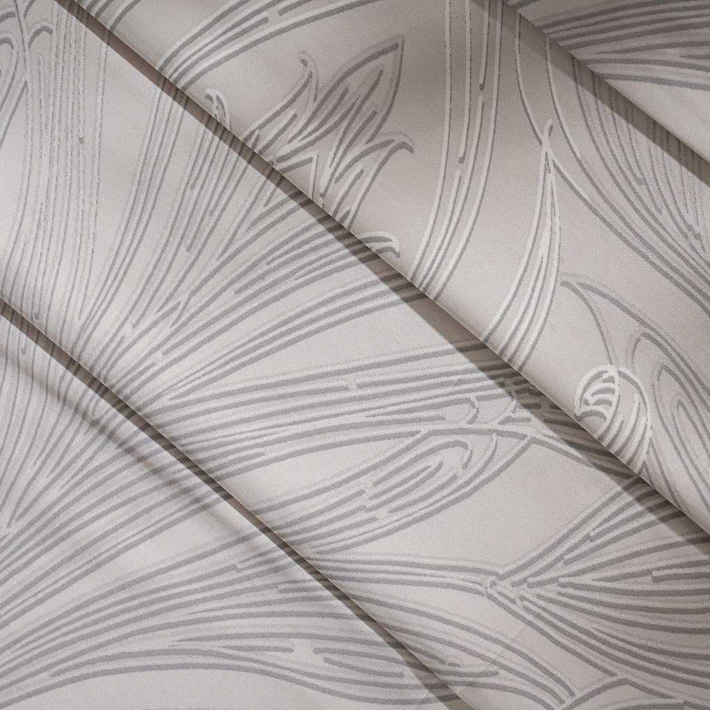 Classical Ornate Baroque Feathering Bed Sheet with Pillow Case Neutral
