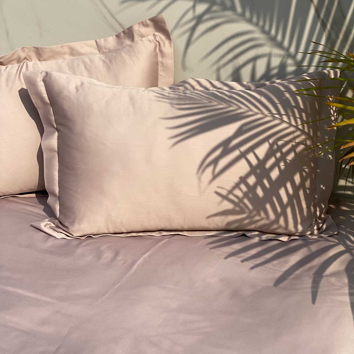 Sadyaska Adelle Old Rose and Buff 300TC Cotton 10 Pcs Bedding Set