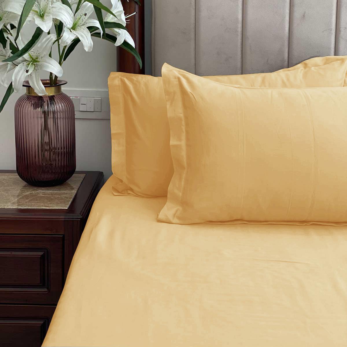 Sadyaska Buttercup Yellow s (Set of 2) 1 Pcs Pillow Cover