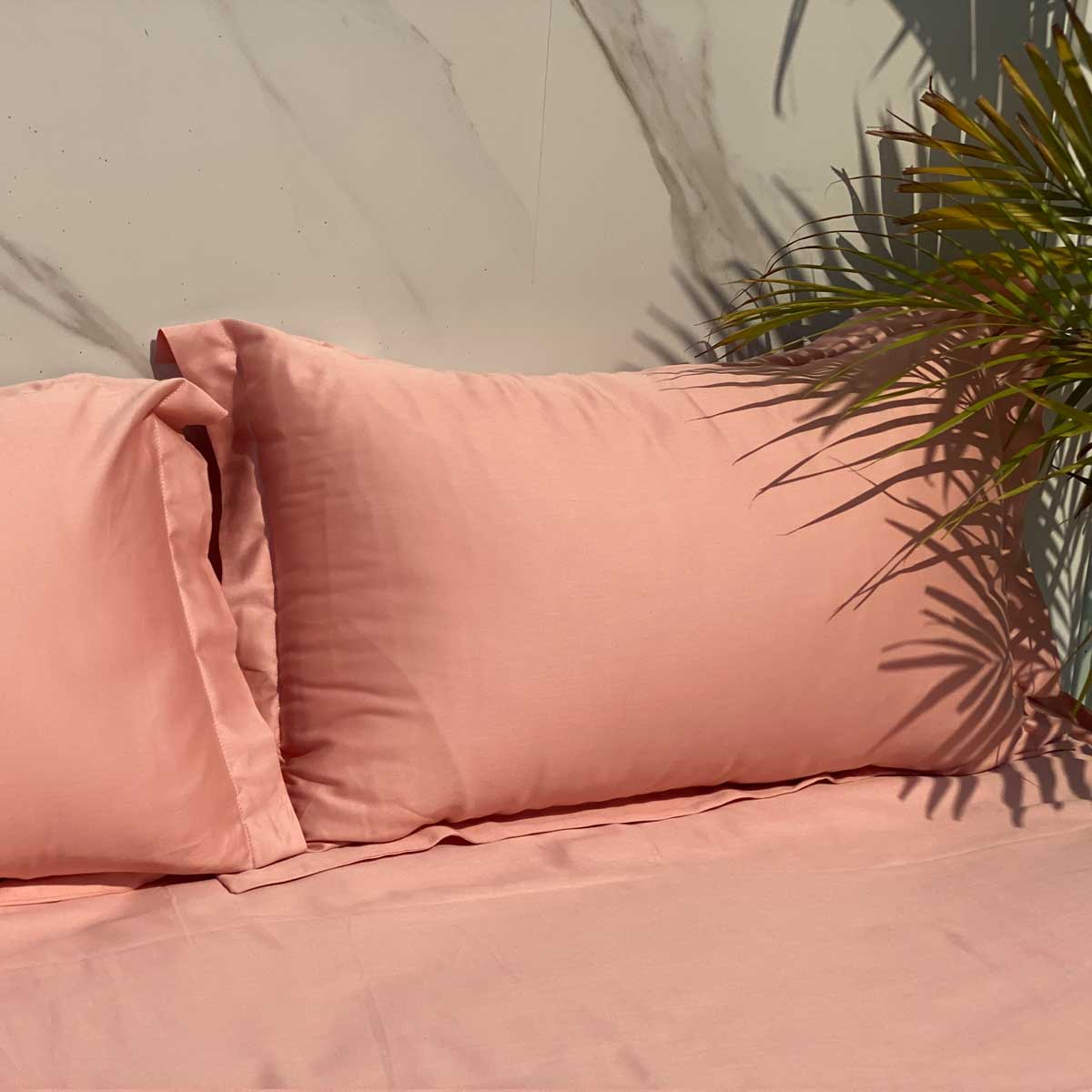 Sadyaska Luxe Coral 1 Pcs Bedsheet