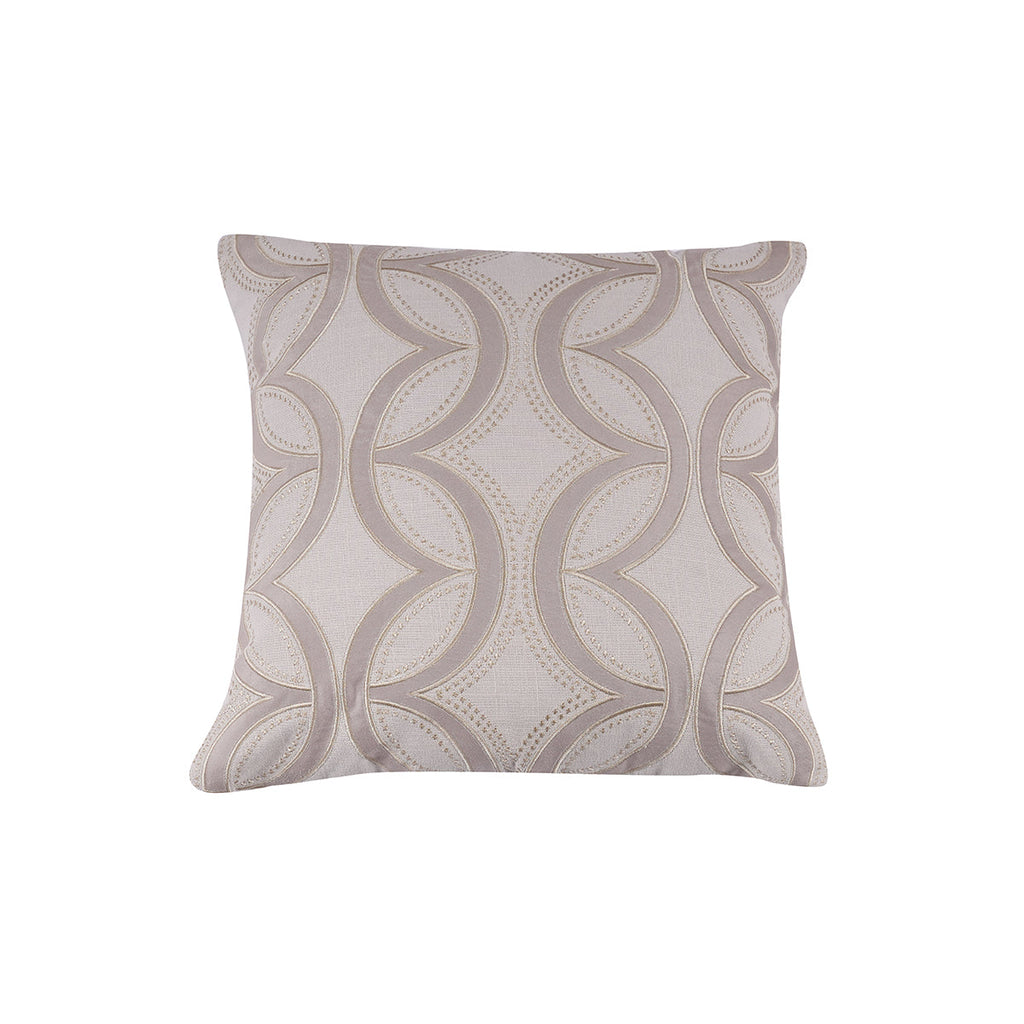 Classical Ornate Harlequin Curves Cushion Cover Gold