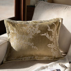 Imperial Essence Efflorescence Green Envy Cushion Cover