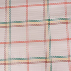 Eclectic Geo Mosaic Plaid Woven 100% Cotton Rust Duvet Cover with Pillow Case