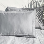 Sadyaska Tri-pleat Slate Set 1 Pcs Bedsheet