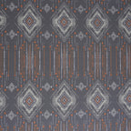 Hermosa Sensory Bloom Gareth 100% Cotton Printed Fitted Sheet with Pillow Case Orange