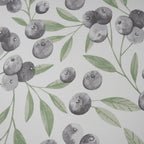 Sensory Bloom Myrtille 100% Cotton Green Fitted Sheet with Pillow Case