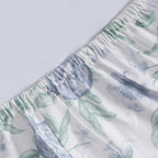Sensory Bloom Blooming Petals 100% Cotton Blue Fitted Sheet with Pillow Case