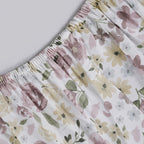Sensory Bloom Petalyn 100% Cotton Pink Fitted Sheet with Pillow Case