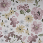 Sensory Bloom Petalyn 100% Cotton Pink Fitted Sheet with Pillow Case