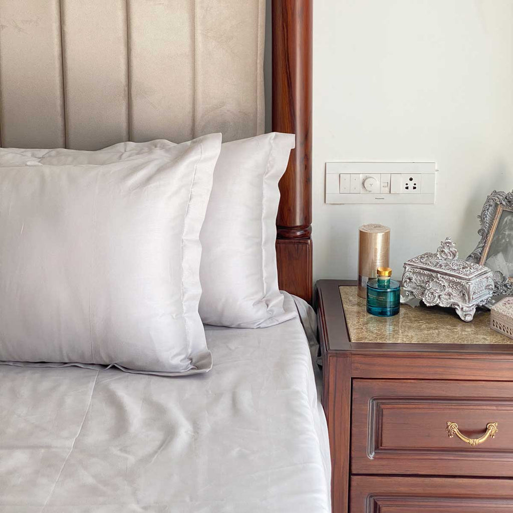 Sadyaska Luxe Grey 1 Pcs Bedsheet