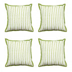 Sadyaska plash Dotted Lime Green 16"X16" Geometric Pattern Cotton Cushion Pillow Case… 1 Pcs Cushion Cover