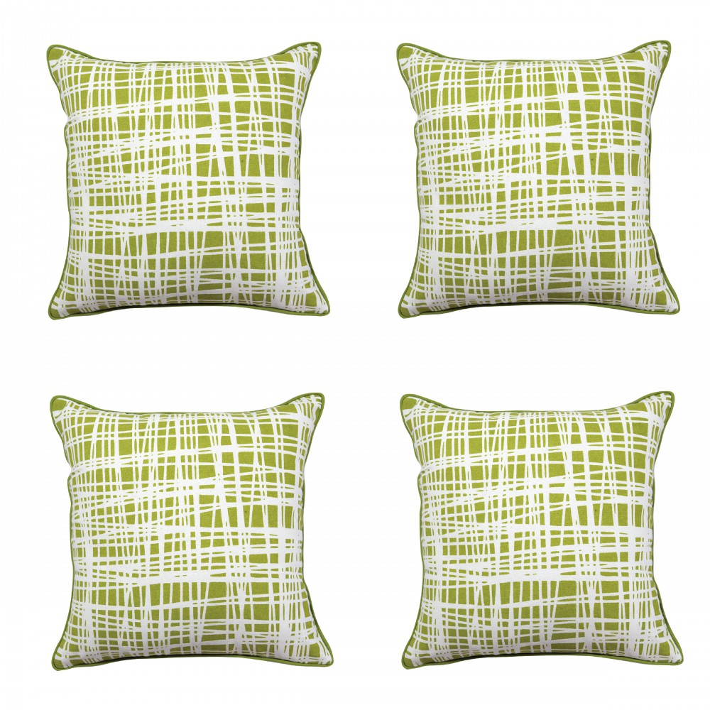 Sadyaska Indefinite Lined Geometric Pattern 16X16(Inch) 1 Pcs Cushion Cover