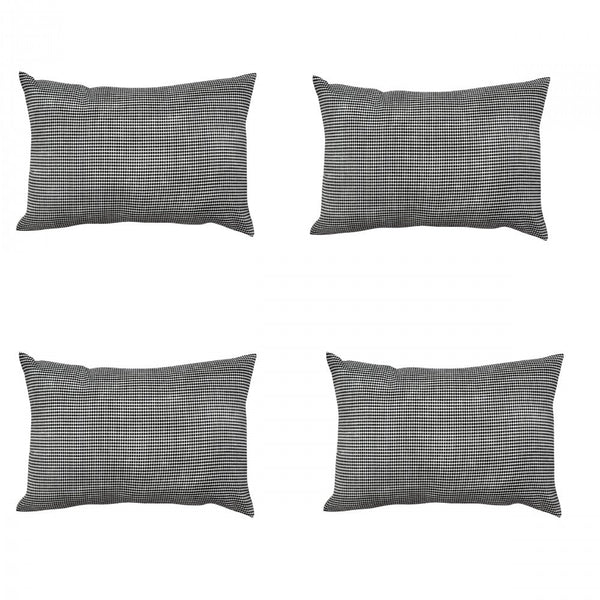 Sadyaska Black & White 12x18 Check Design Geometric Pattern Cushion Case… 1 Pcs Cushion Cover