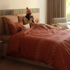 Sadyaska Leaflet Blush Syona 1 Pcs Duvet Cover