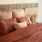 Sadyaska Leaflet Blush Syona 1 Pcs Duvet Cover Set