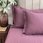 Sadyaska Luxe Mauve 1 Pcs Bedsheet