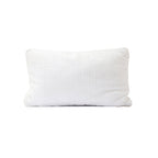 Skin-friendly fabric and posture supporting contour white Pillow