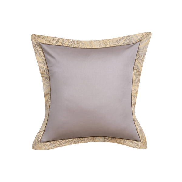 Classical Ornate Baroque Feathering Pillow Case Euro Set Gold