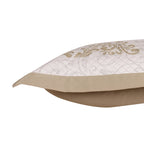 Classical Ornate Seamless Scroll Pillow Sham Set Gold