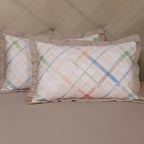 Eclectic Geo Rhombus Pillow Sham Set Beige