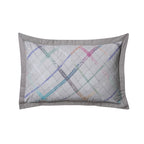 Eclectic Geo Rhombus Pillow Sham Set Grey