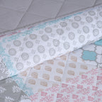 Hermosa Sensory Bloom Lennon Quilt Blue