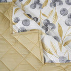 Sensory Bloom Myrtille extremely Cozy Mustard Quilt