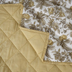 Sensory Bloom Fruity Foliage extremely Cozy Mustard Quilt