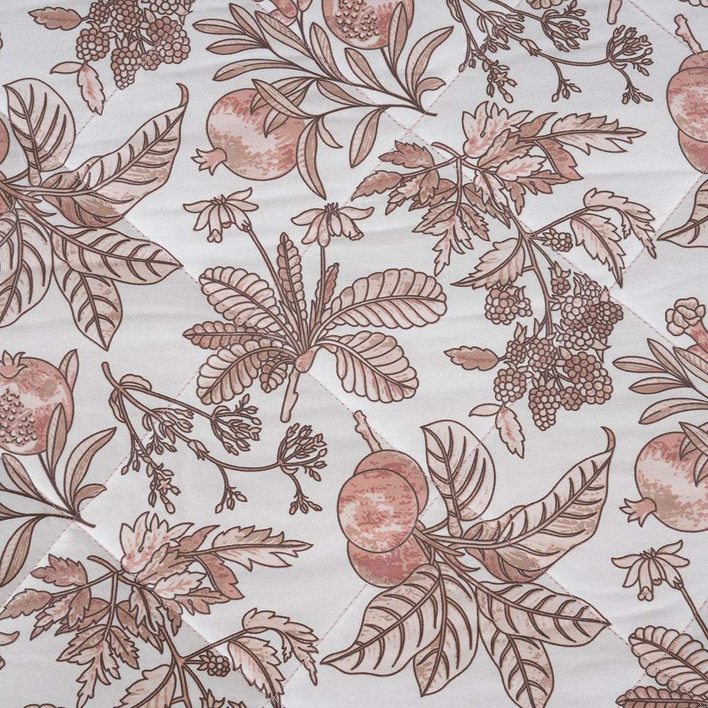 Sensory Bloom Fruity Foliage extremely Cozy Pink Quilt