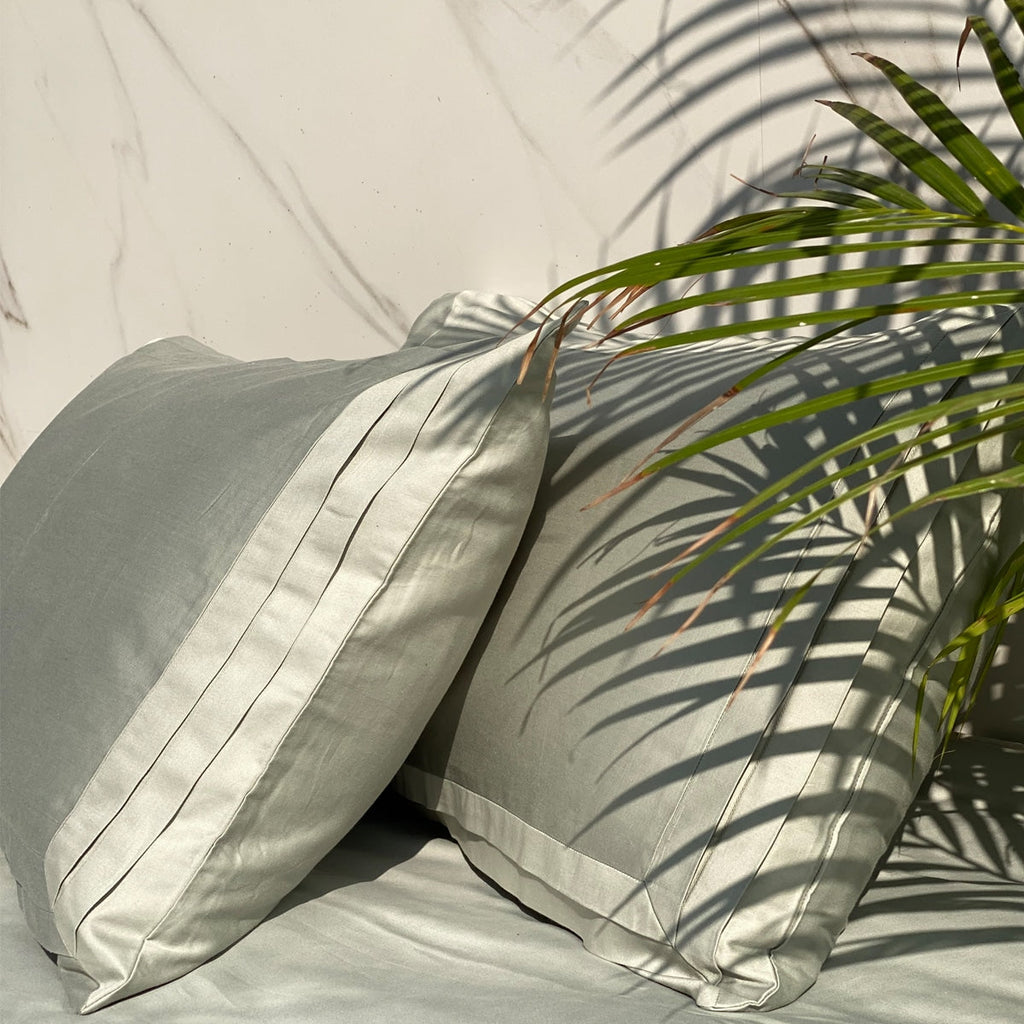 Sadyaska Tri-pleat Sage Green Set 1 Pcs Bedsheet
