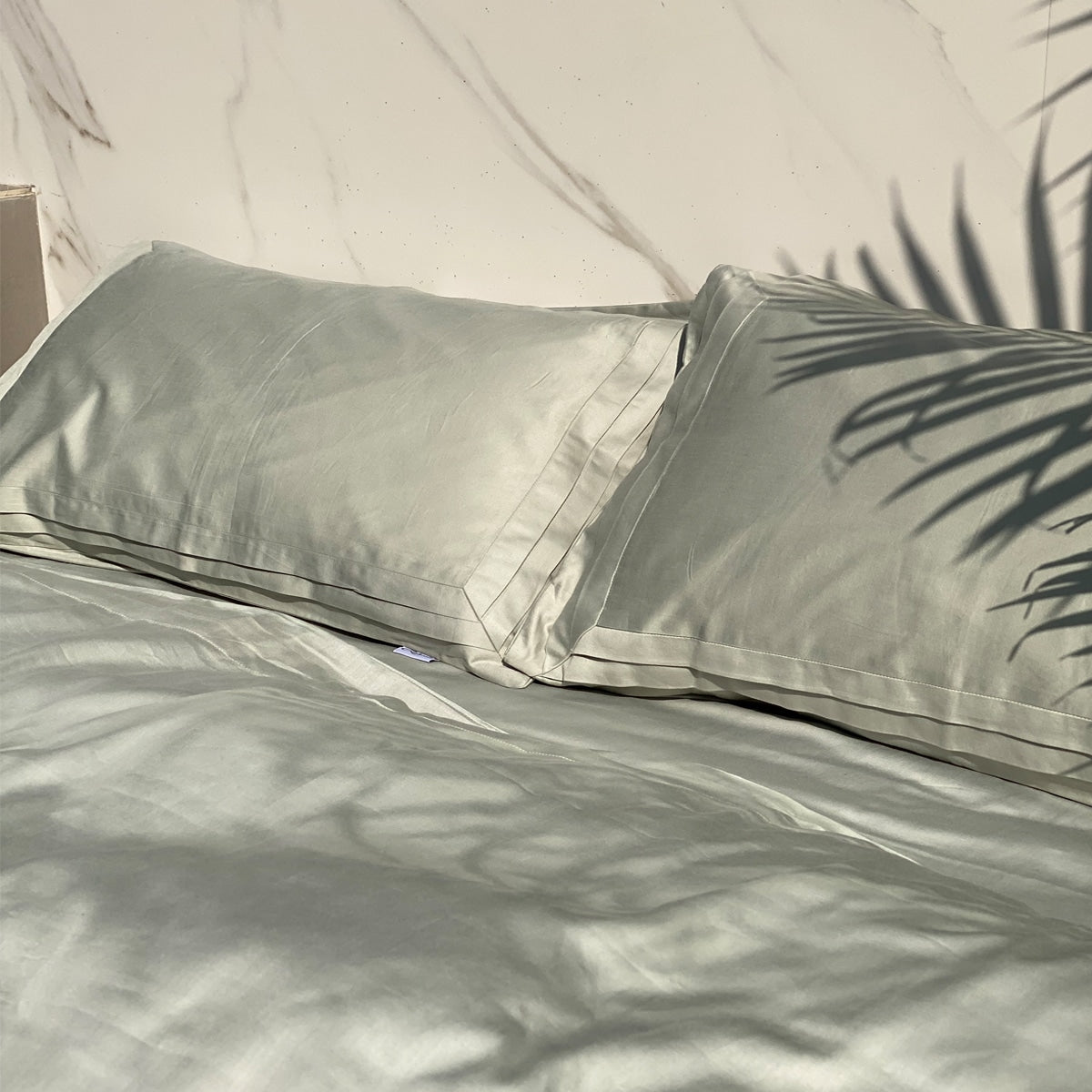 Sadyaska Tri-pleat Sage Green Set 1 Pcs Bedsheet