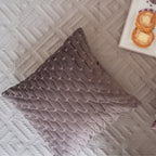 Sadyaska Decorative Sparkle Mousse Velvet 16x16 1 Pcs Cushion Cover