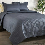Anna Simona Stanley-1 3 Pcs Bedsheet Set (Sapphire Blue)