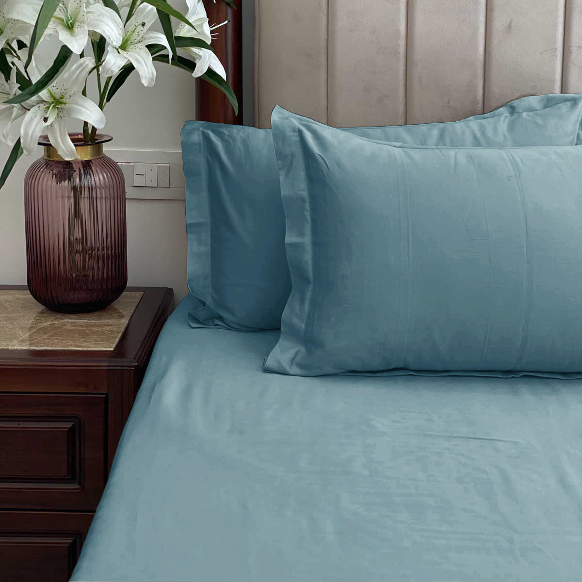 Sadyaska Teal s (Set of 2) 1 Pcs Pillow Cover