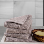 Windsor Antimicrobial Antifungal Zero Twist Fluffy Luxurious Grey Towel