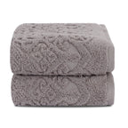 Windsor Antimicrobial Antifungal Zero Twist Fluffy Luxurious Grey Towel