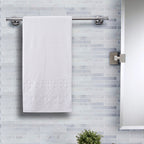 Windsor Antimicrobial Antifungal Zero Twist Fluffy Luxurious White Towel