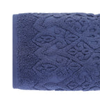 Windsor Antimicrobial Antifungal Zero Twist Fluffy Luxurious Navy Blue Towel